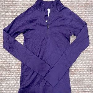 Lulu Lemon Zip Up Long Sleeve Shirt